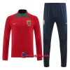 Portugali Quarter Zip Training Huppari 2022 Punainen - Miesten